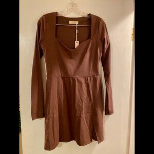 Quinsen long-sleeve athletic dress